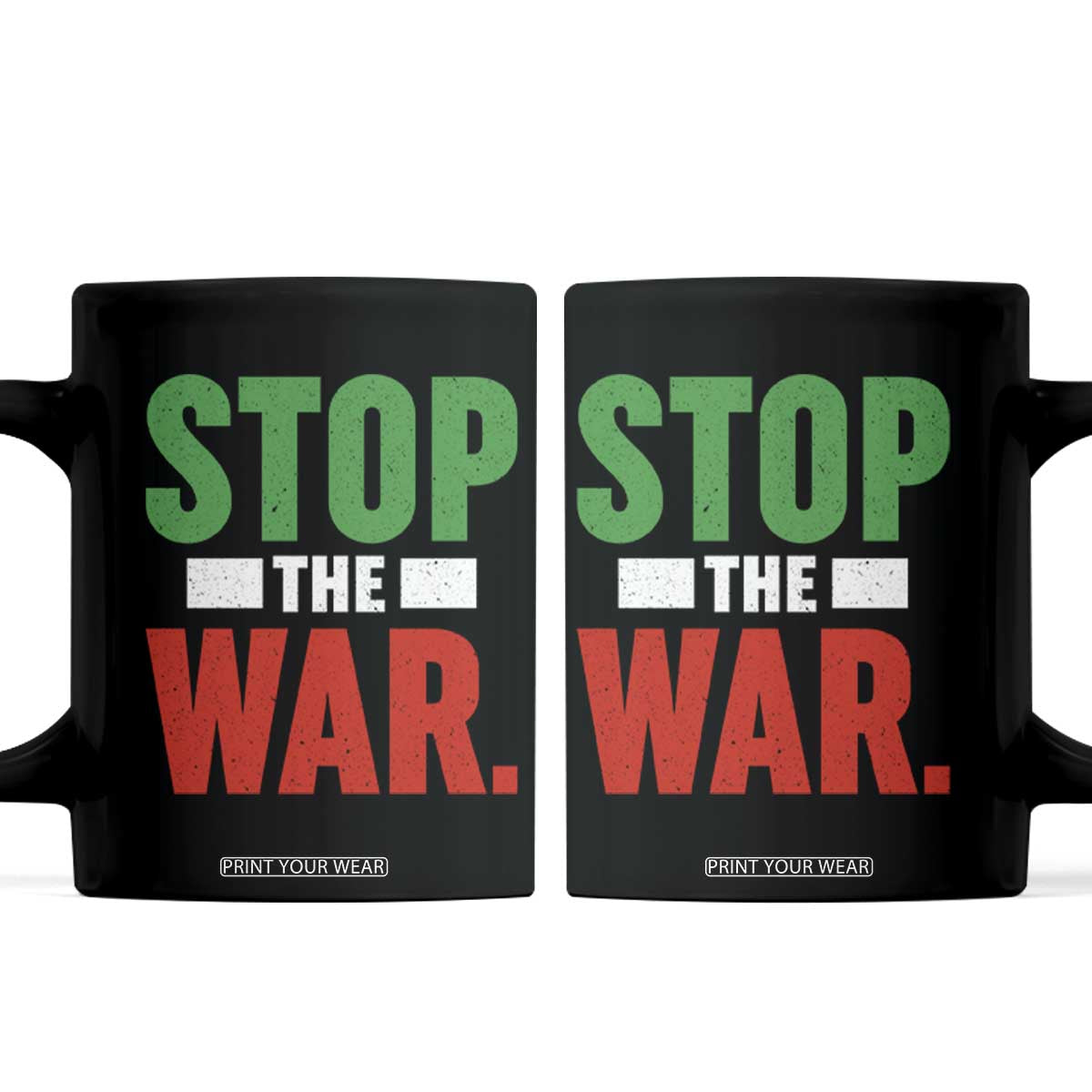 Free Iran Support Iranian MIGA Coffee Mug Stop The War TS14 Black Print Your Wear