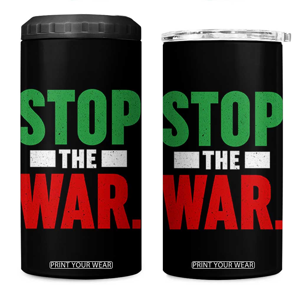 Free Iran Support Iranian MIGA 4 in 1 Can Cooler Tumbler Stop The War TS14 One Size: 16 oz Black Print Your Wear