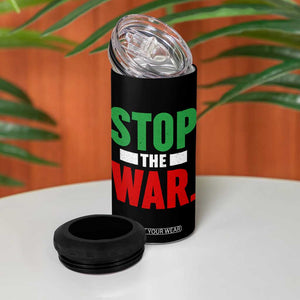 Free Iran Support Iranian MIGA 4 in 1 Can Cooler Tumbler Stop The War TS14 Print Your Wear