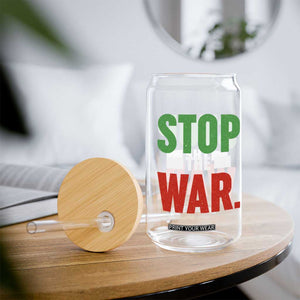 Free Iran Support Iranian MIGA Glass Can Stop The War TS14 Print Your Wear