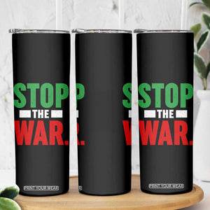 Free Iran Support Iranian MIGA Skinny Tumbler Stop The War TS14 Print Your Wear