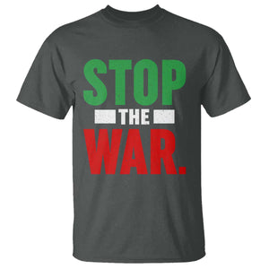 Free Iran Support Iranian MIGA T Shirt Stop The War TS14 Dark Heather Print Your Wear