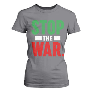 Free Iran Support Iranian MIGA T Shirt For Women Stop The War TS14 Charcoal Print Your Wear