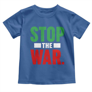 Free Iran Support Iranian MIGA Toddler T Shirt Stop The War TS14 Royal Blue Print Your Wear