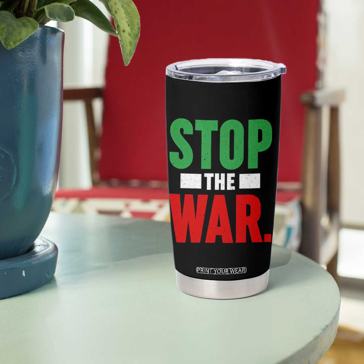 Free Iran Support Iranian MIGA Tumbler Cup Stop The War TS14 Print Your Wear