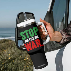 Free Iran Support Iranian MIGA Tumbler With Handle Stop The War TS14 Print Your Wear