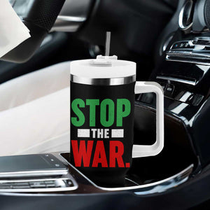 Free Iran Support Iranian MIGA Tumbler With Handle Stop The War TS14 Print Your Wear