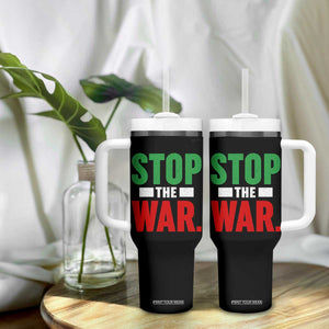 Free Iran Support Iranian MIGA Tumbler With Handle Stop The War TS14 Print Your Wear