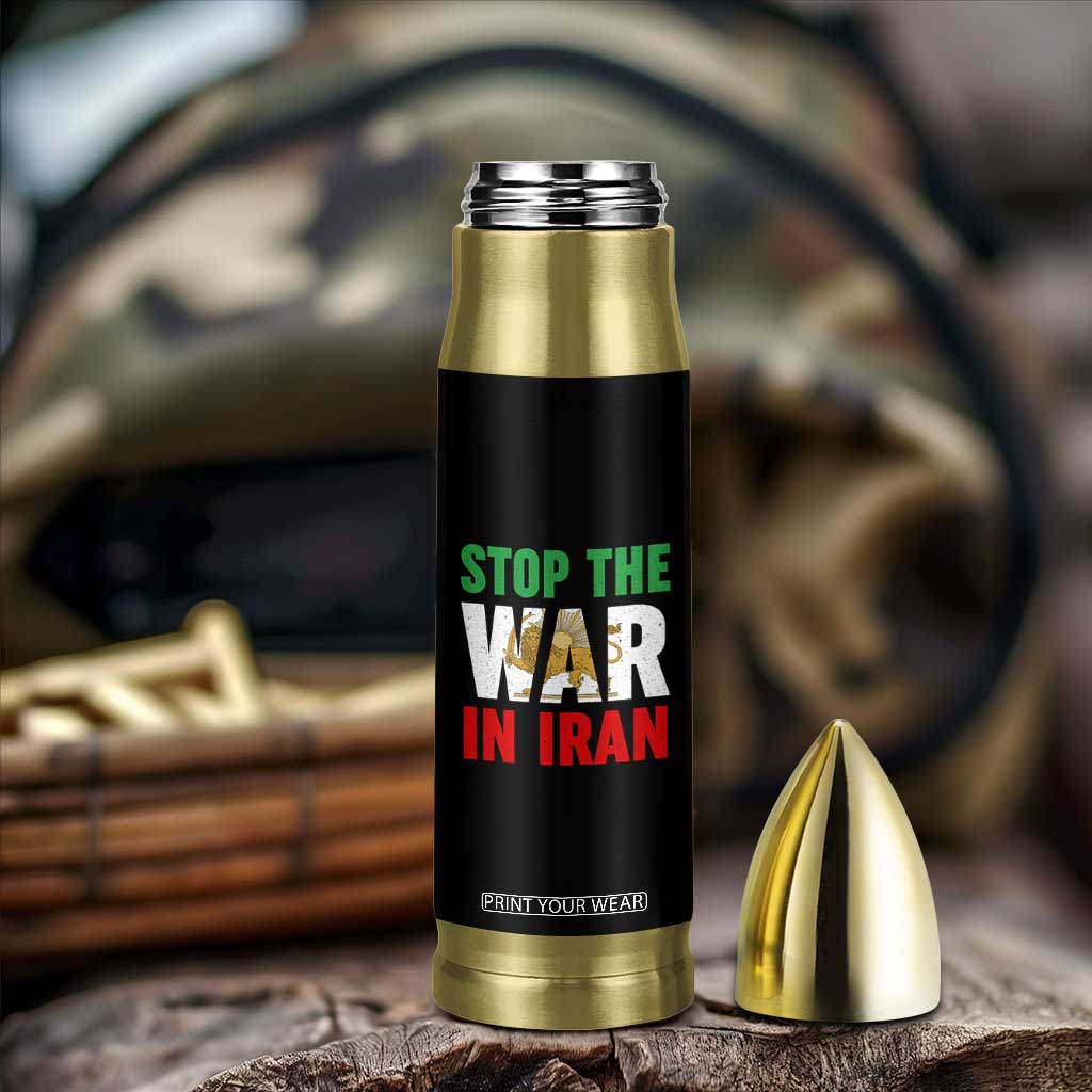 Free Iran Support Iranian MIGA Bullet Tumbler Stop The War In Iran TS14 Print Your Wear