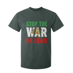 Free Iran Support Iranian MIGA T Shirt For Kid Stop The War In Iran TS14 Dark Forest Green Print Your Wear