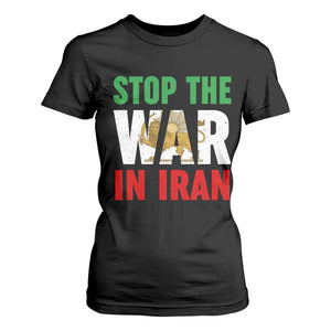 Free Iran Support Iranian MIGA T Shirt For Women Stop The War In Iran TS14 Black Print Your Wear
