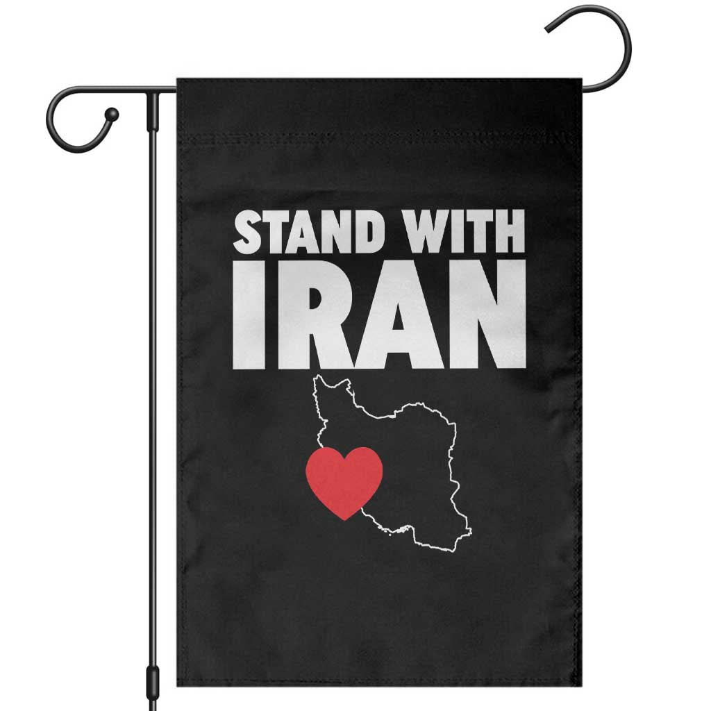 Free Iran Support Iranian MIGA Garden Flag TS14 Black Print Your Wear