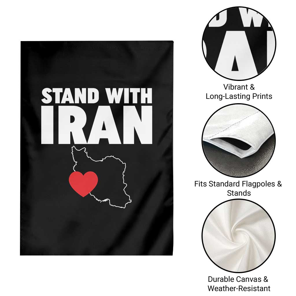 Free Iran Support Iranian MIGA Garden Flag TS14 Print Your Wear