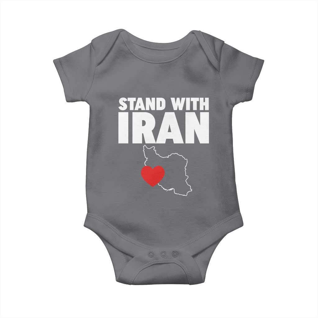 Free Iran Support Iranian MIGA Baby Onesie TS14 Charcoal Print Your Wear