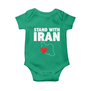 Free Iran Support Iranian MIGA Baby Onesie TS14 Irish Green Print Your Wear