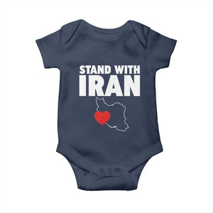 Free Iran Support Iranian MIGA Baby Onesie TS14 Navy Print Your Wear