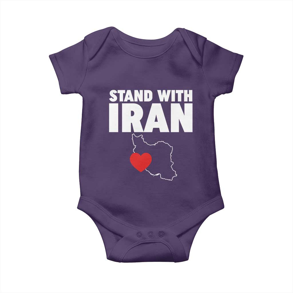 Free Iran Support Iranian MIGA Baby Onesie TS14 Purple Print Your Wear