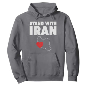 Free Iran Support Iranian MIGA Hoodie TS14 Charcoal Print Your Wear