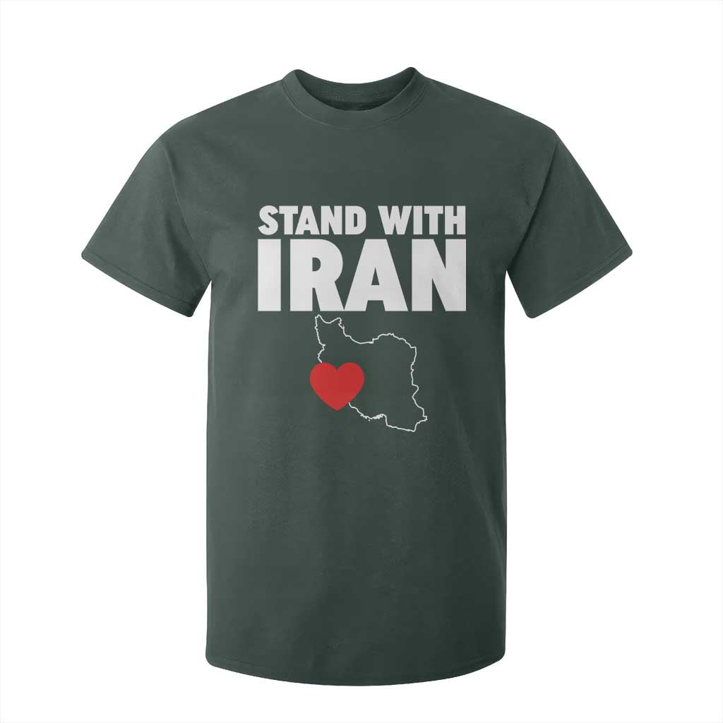 Free Iran Support Iranian MIGA T Shirt For Kid TS14 Dark Forest Green Print Your Wear