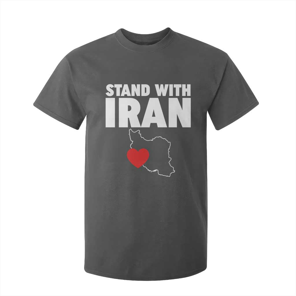 Free Iran Support Iranian MIGA T Shirt For Kid TS14 Dark Heather Print Your Wear