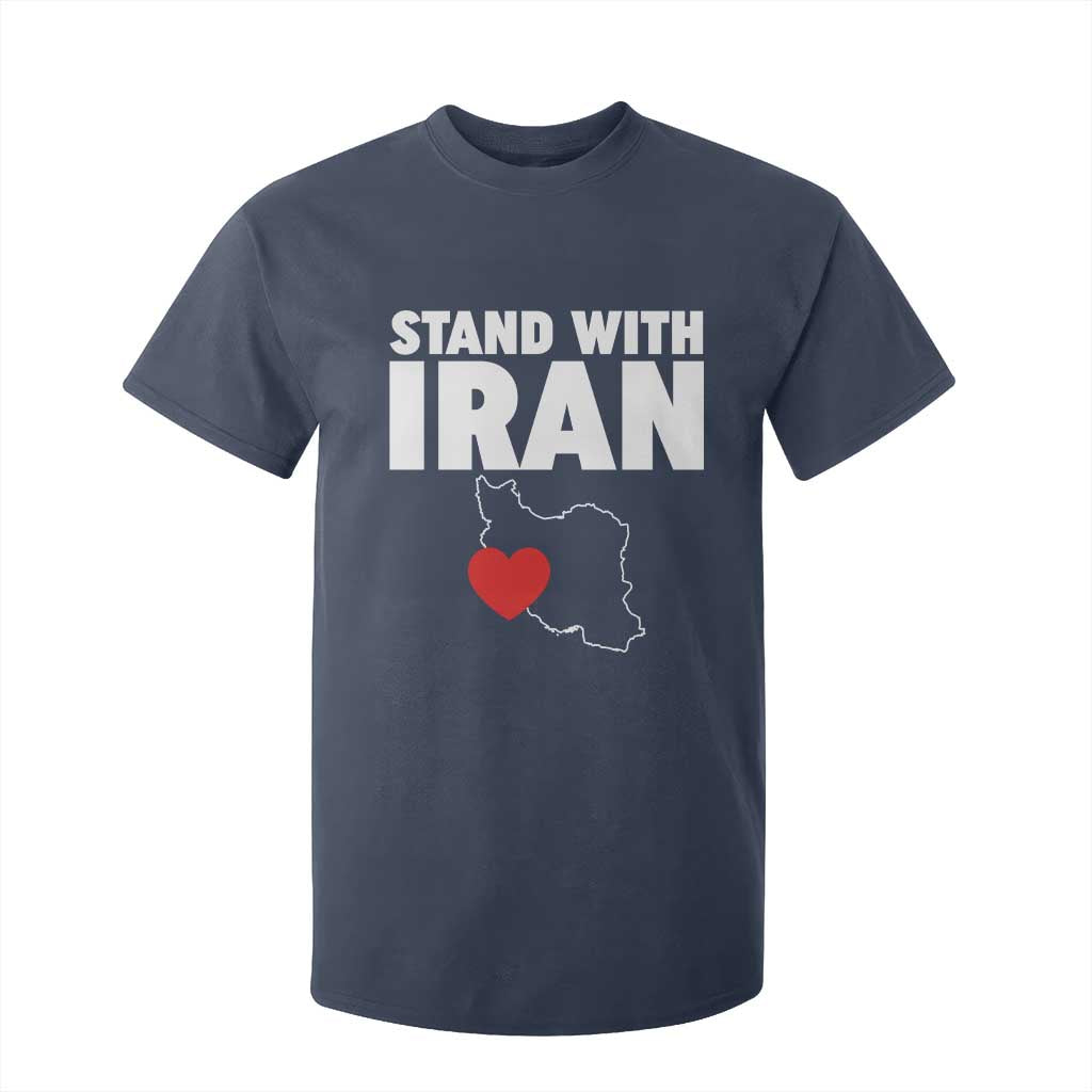 Free Iran Support Iranian MIGA T Shirt For Kid TS14 Navy Print Your Wear