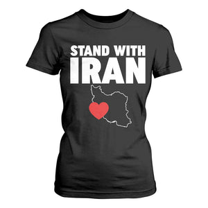 Free Iran Support Iranian MIGA T Shirt For Women TS14 Black Print Your Wear