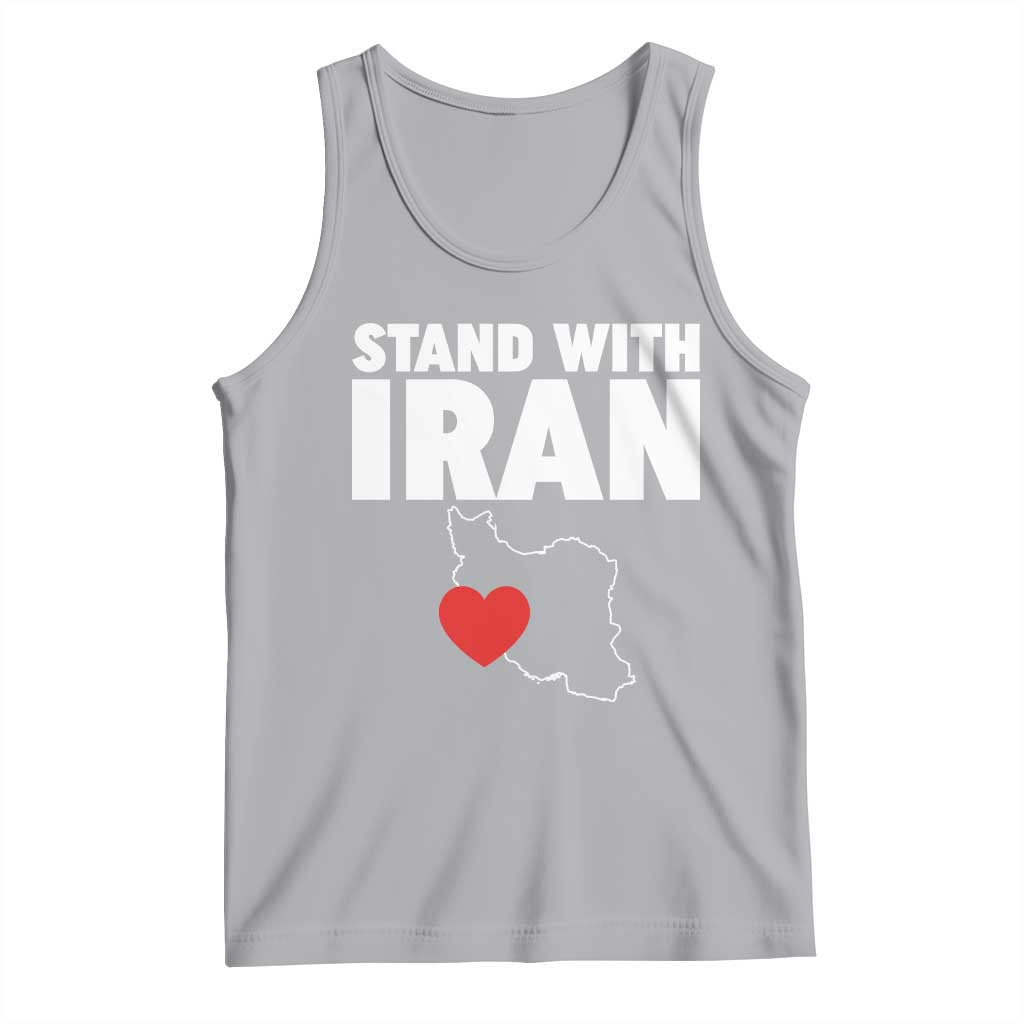 Free Iran Support Iranian MIGA Tank Top TS14 Athletic Heather Print Your Wear