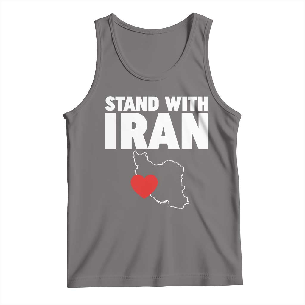 Free Iran Support Iranian MIGA Tank Top TS14 Deep Heather Print Your Wear