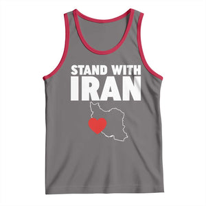 Free Iran Support Iranian MIGA Tank Top TS14 Deep Heather Red Print Your Wear