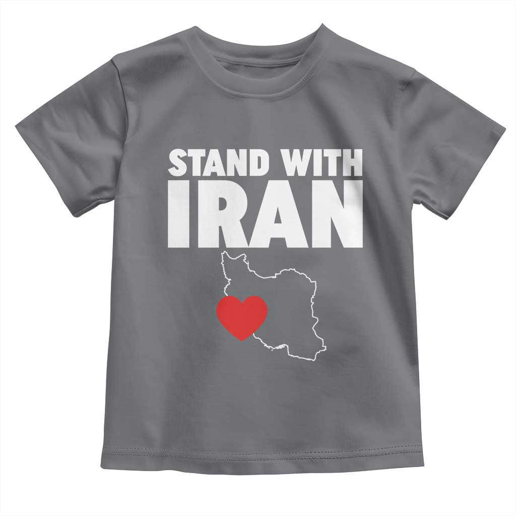 Free Iran Support Iranian MIGA Toddler T Shirt TS14 Charcoal Print Your Wear