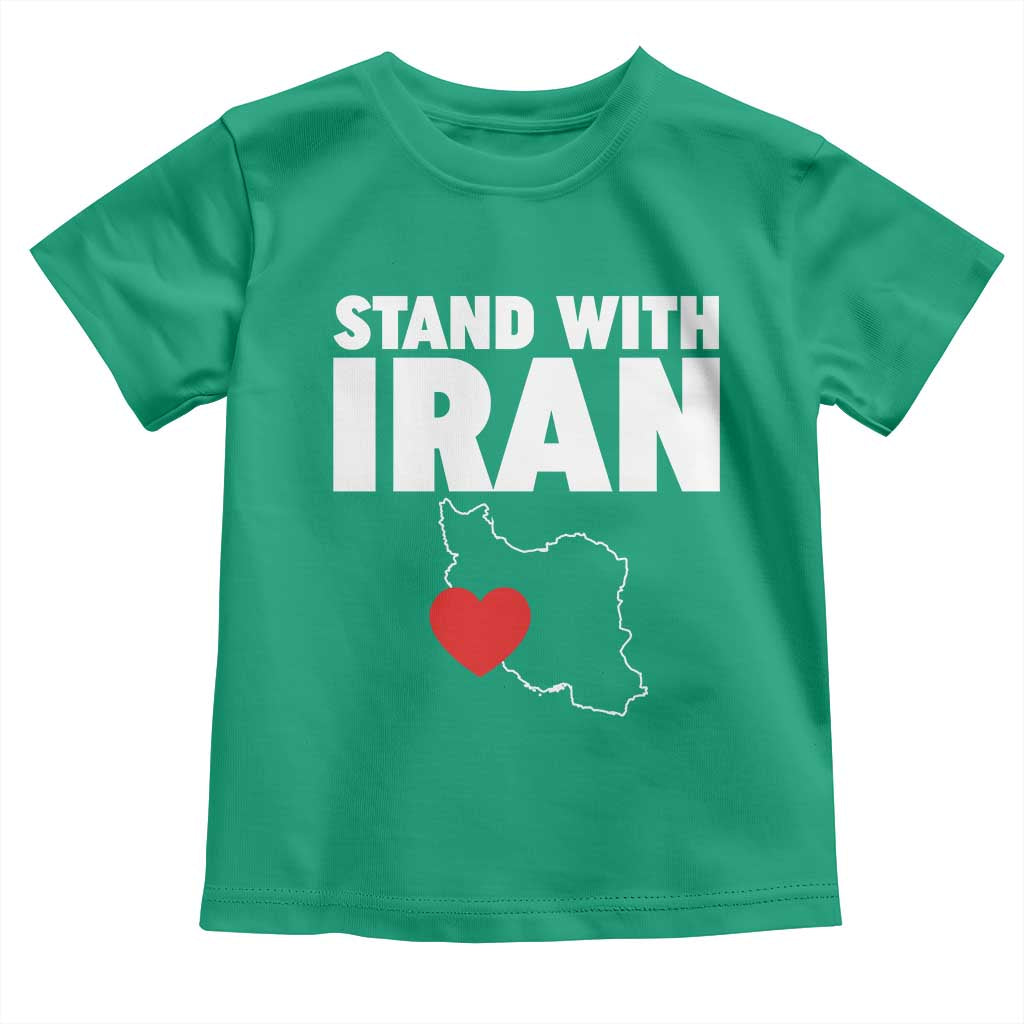 Free Iran Support Iranian MIGA Toddler T Shirt TS14 Irish Green Print Your Wear