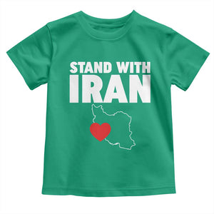 Free Iran Support Iranian MIGA Toddler T Shirt TS14 Irish Green Print Your Wear