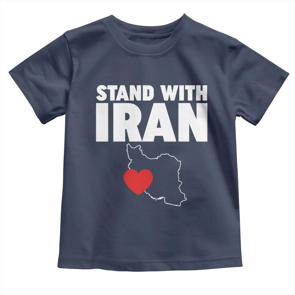 Free Iran Support Iranian MIGA Toddler T Shirt TS14 Navy Print Your Wear