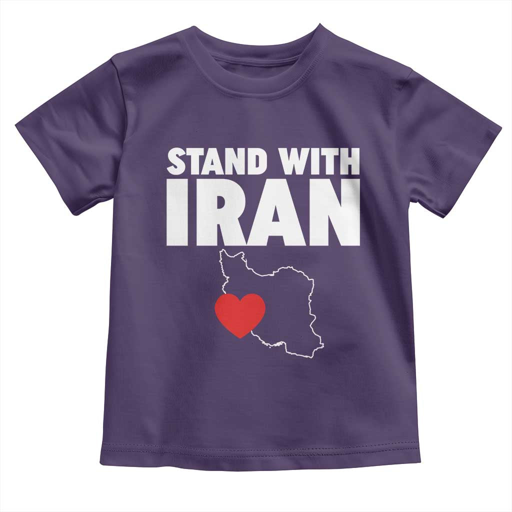 Free Iran Support Iranian MIGA Toddler T Shirt TS14 Purple Print Your Wear