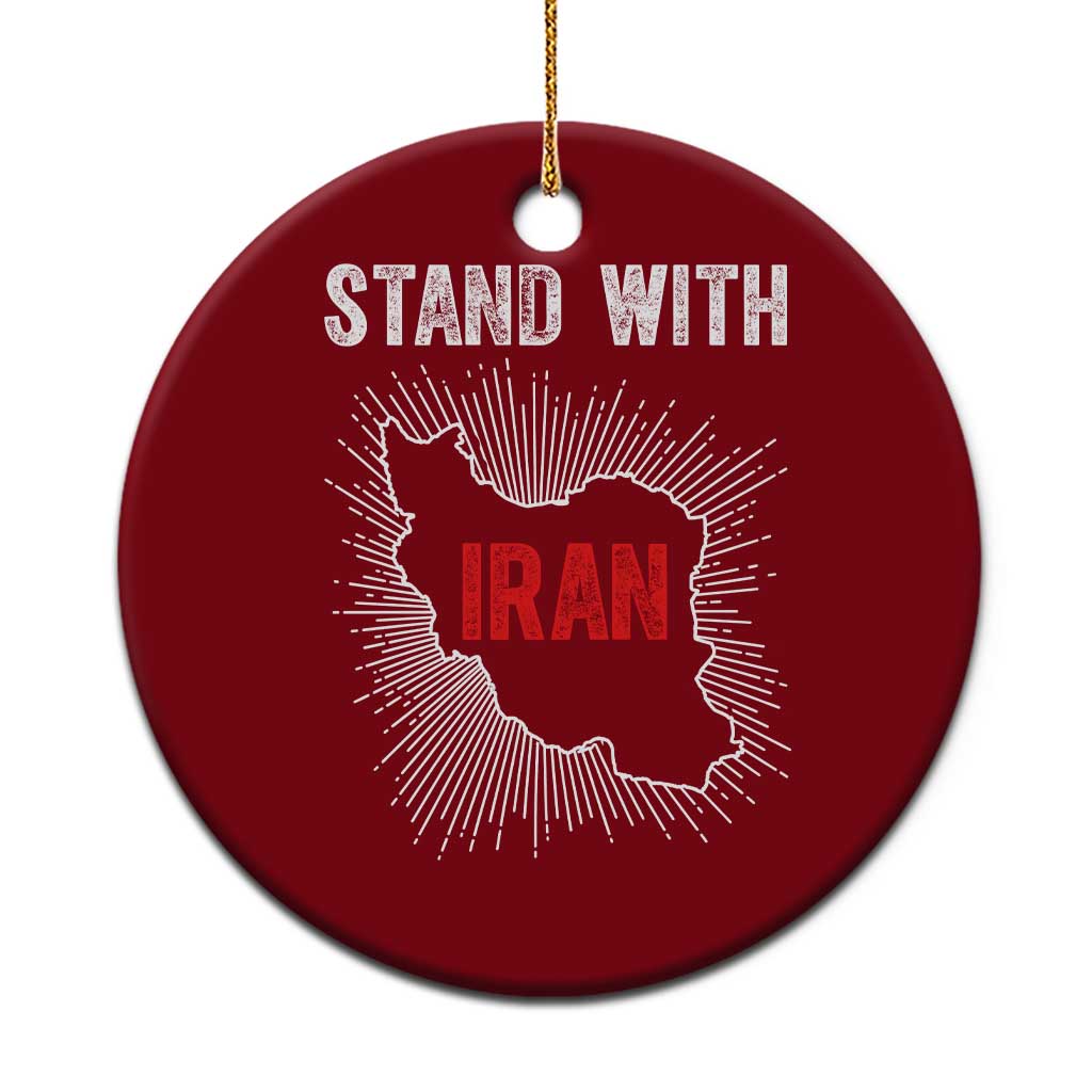 Free Iran Support Ceramic Ornament Stand With Iran TS14 1pc Red Print Your Wear