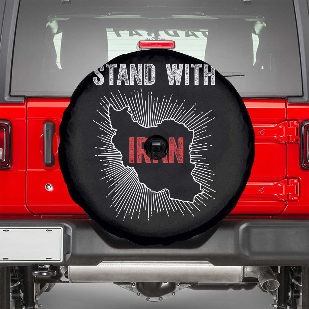 Free Iran Support Spare Tire Cover Stand With Iran TS14 Black Print Your Wear