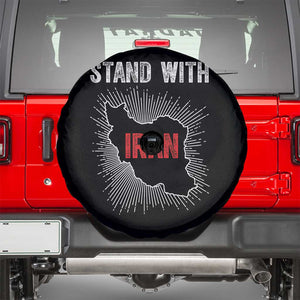 Free Iran Support Spare Tire Cover Stand With Iran TS14 Black Print Your Wear