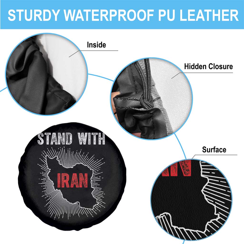 Free Iran Support Spare Tire Cover Stand With Iran TS14 Print Your Wear