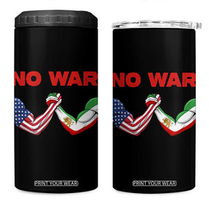 Free Iran 4 in 1 Can Cooler Tumbler No War Support Iranian Freedom TS14 One Size: 16 oz Black Print Your Wear