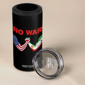 Free Iran 4 in 1 Can Cooler Tumbler No War Support Iranian Freedom TS14 Print Your Wear