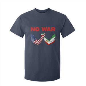 Free Iran T Shirt For Kid No War Support Iranian Freedom TS14 Navy Print Your Wear