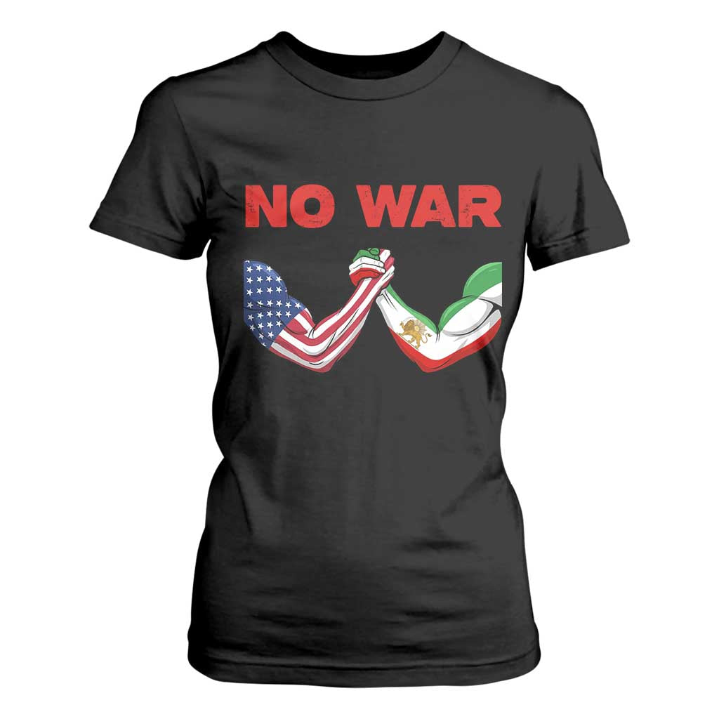 Free Iran T Shirt For Women No War Support Iranian Freedom TS14 Black Print Your Wear
