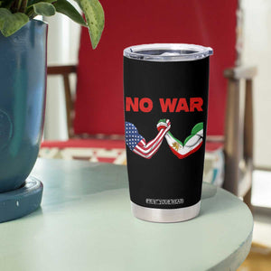 Free Iran Tumbler Cup No War Support Iranian Freedom TS14 Print Your Wear