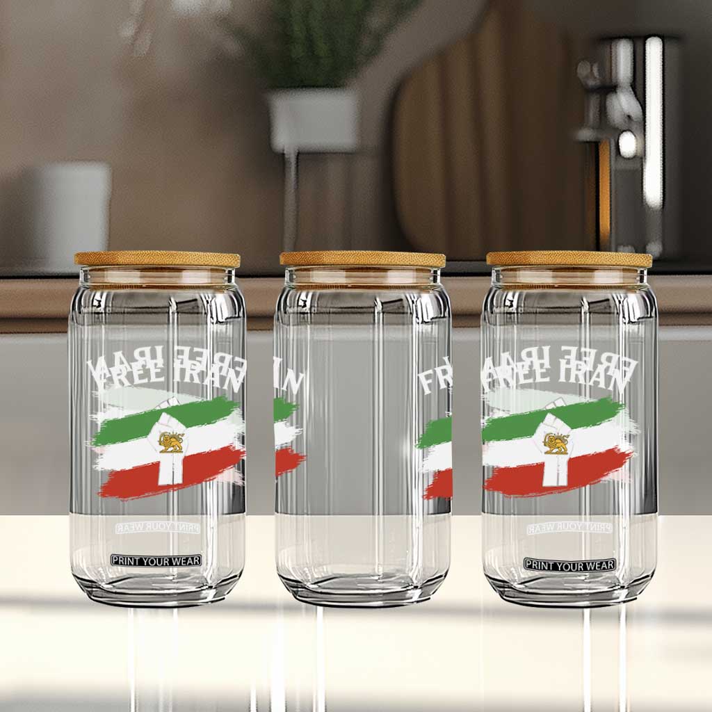 Free Iran Glass Can Support Iranian Freedom No War TS14 Print Your Wear