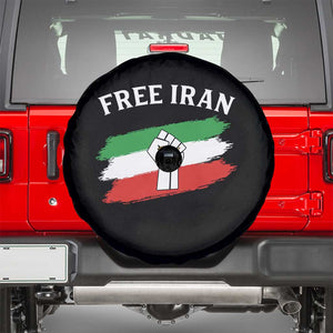 Free Iran Spare Tire Cover Support Iranian Freedom No War TS14 Black Print Your Wear