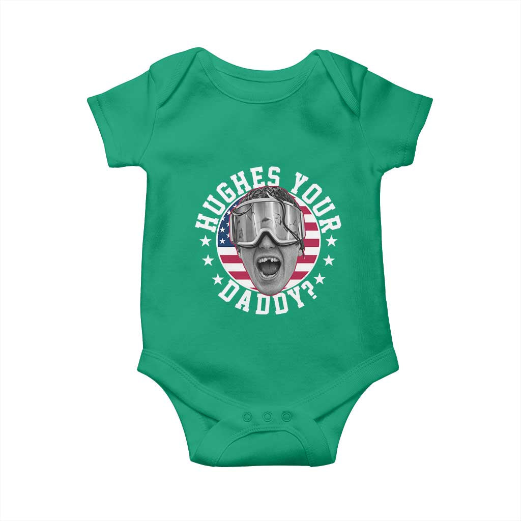 Funny Hughes Your Daddy Ice Hockey Fan Baby Onesie Golden Goal Champions Celebration TS14 Irish Green Print Your Wear