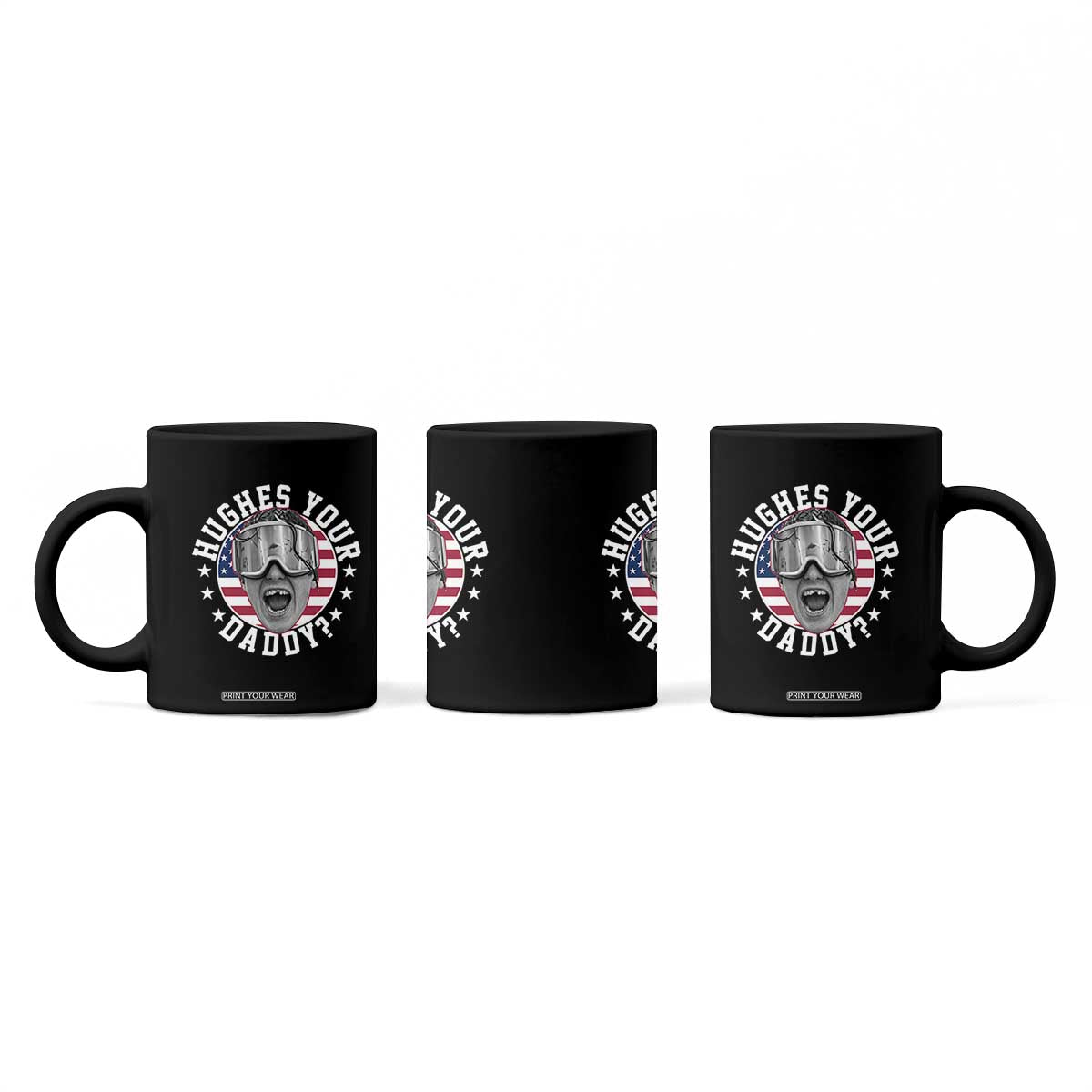Funny Hughes Your Daddy Ice Hockey Fan Coffee Mug Golden Goal Champions Celebration TS14 Print Your Wear