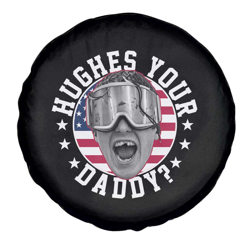 Funny Hughes Your Daddy Ice Hockey Fan Spare Tire Cover Golden Goal Champions Celebration TS14 Print Your Wear
