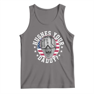 Funny Hughes Your Daddy Ice Hockey Fan Tank Top Golden Goal Champions Celebration TS14 Deep Heather Print Your Wear