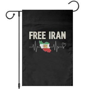 Free Iran Flag Garden Flag Support Iranian Freedom TS14 Black Print Your Wear